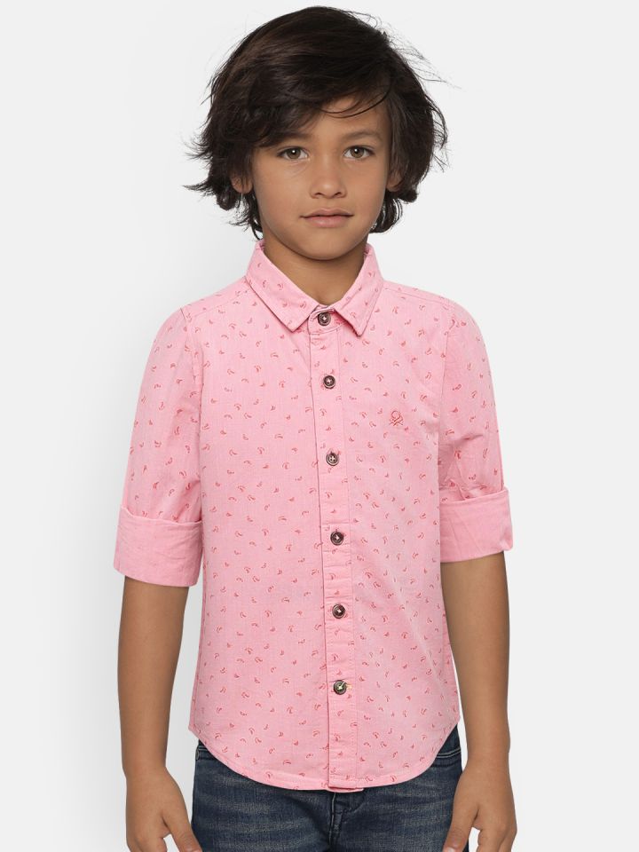 Boys pink dress shirt store