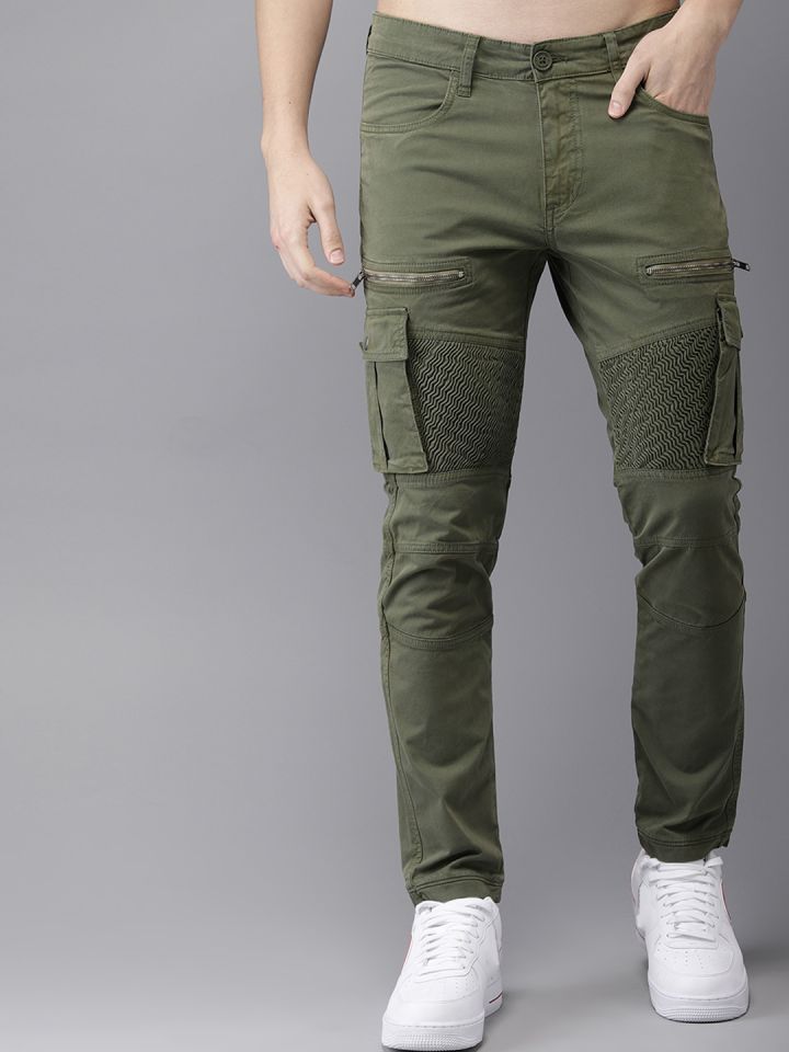 cargo jeans myntra