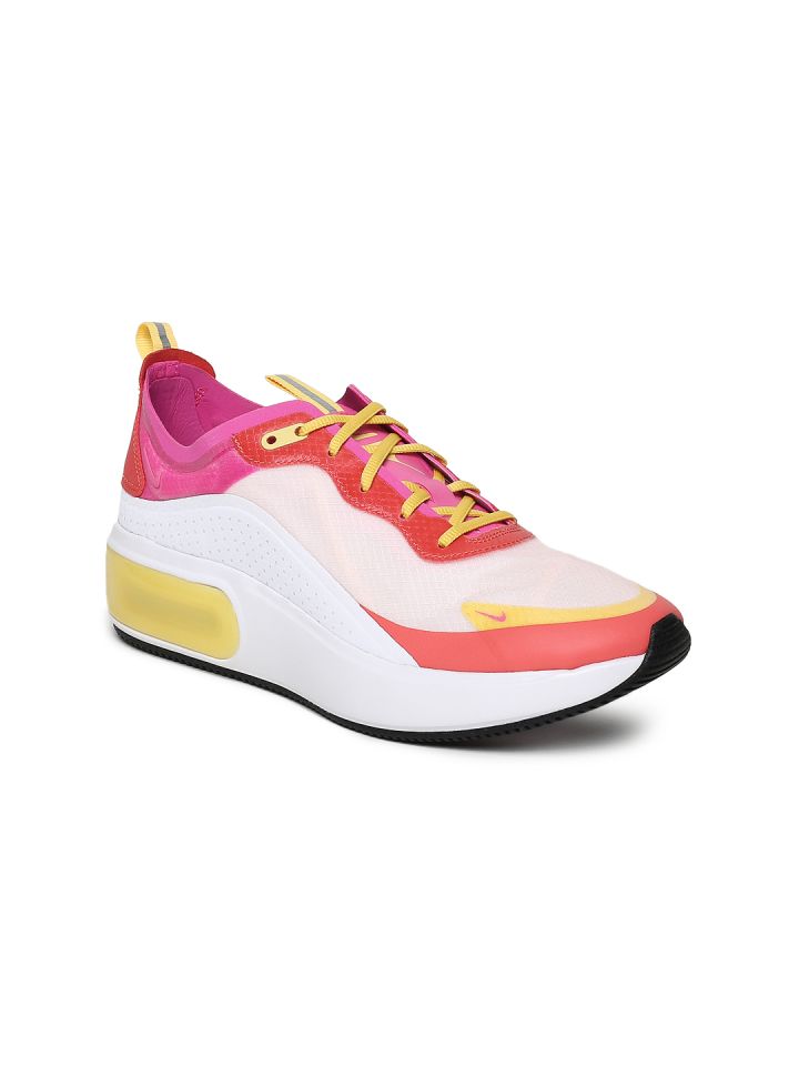 Nike Women White Pink AIR MAX DIA SE Sneakers