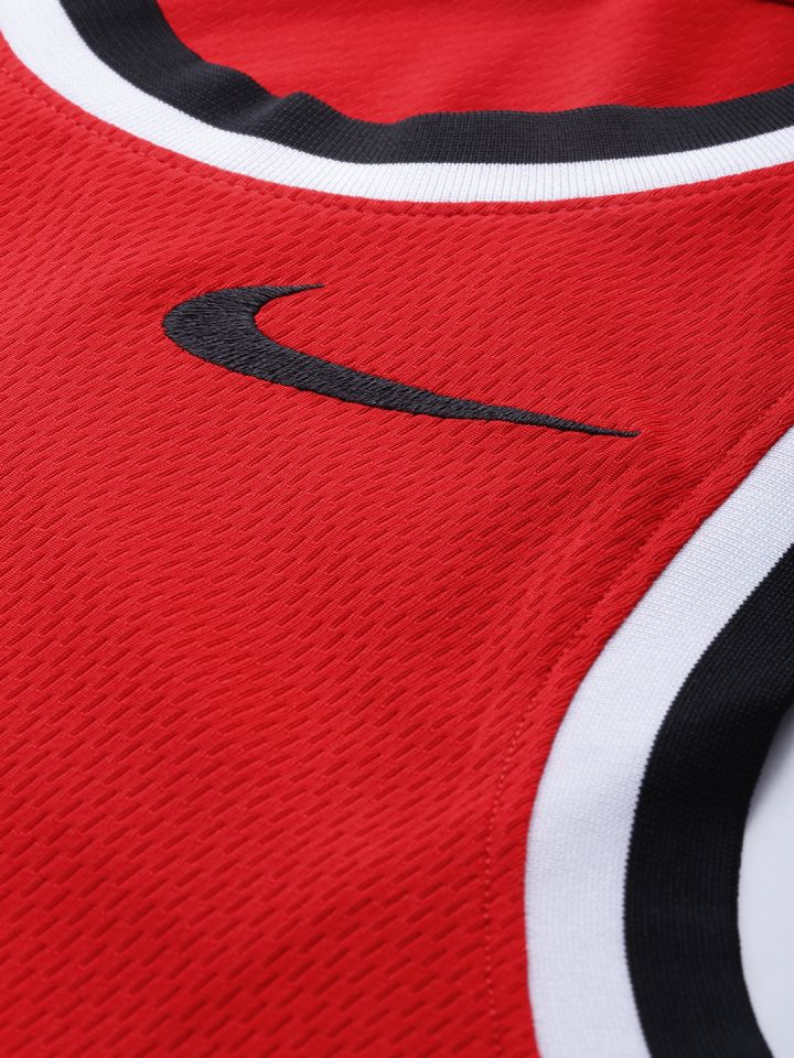 Nike Men Red Standard Fit CLASSIC JERSEY DRI FIT Solid Basketball T shirt
