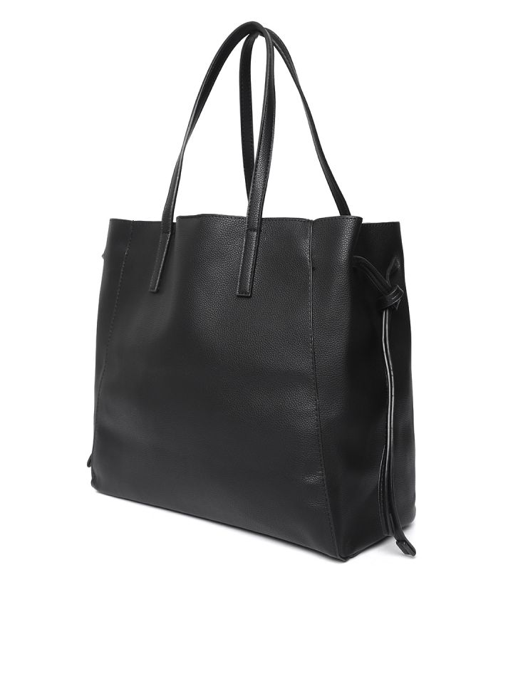 Buy MANGO Black Solid Shoulder Bag Handbags for Women 9117909