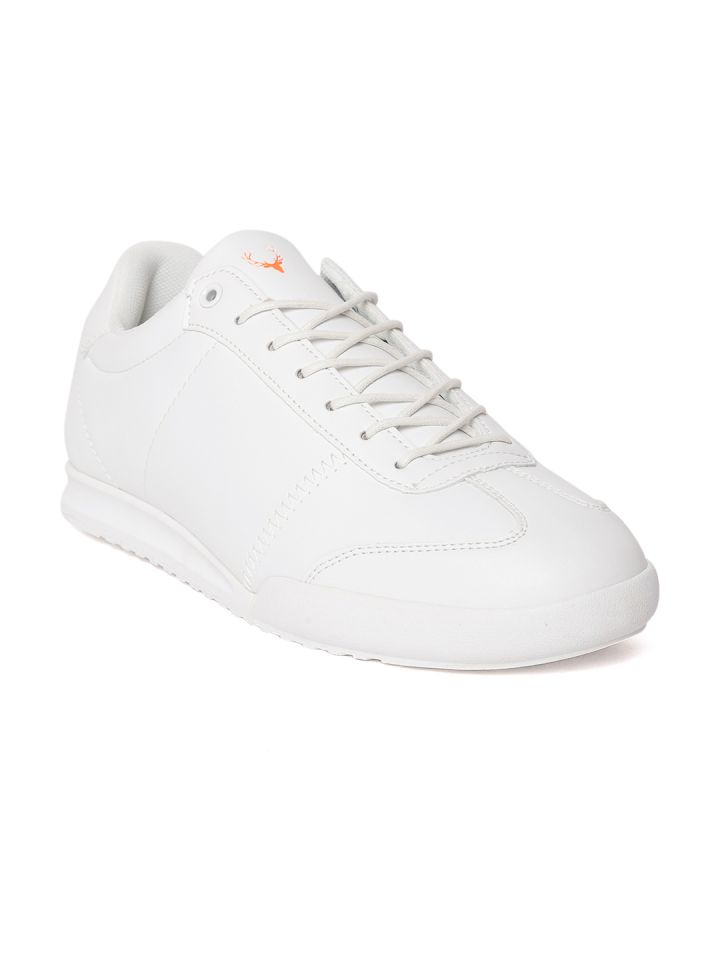 allen solly white casual shoes