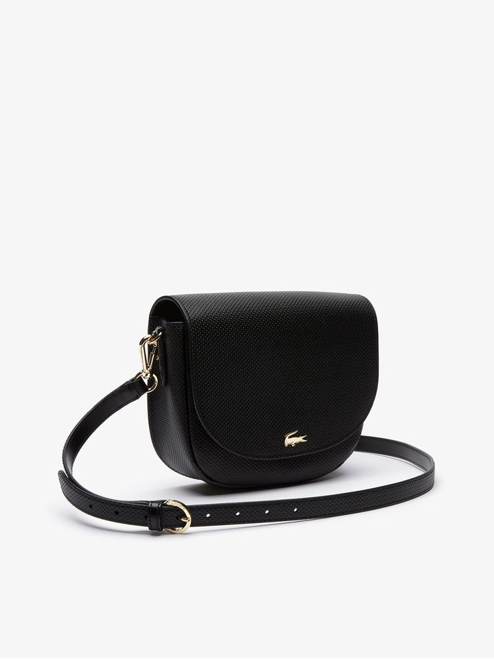 Buy Lacoste Black Solid Sling Bag 
