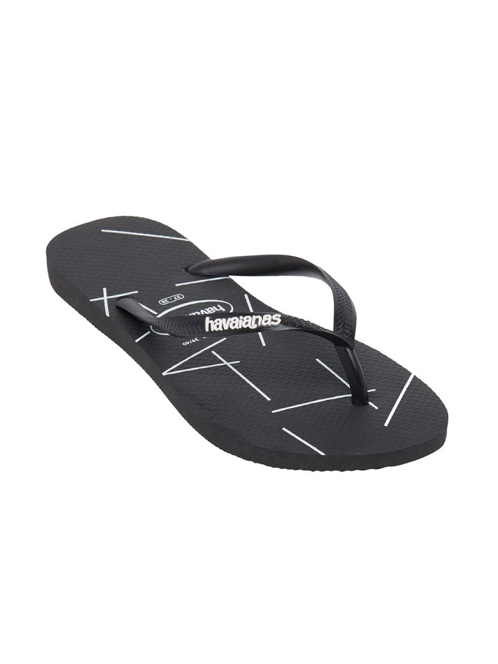 Havaianas womens hotsell black flip flops