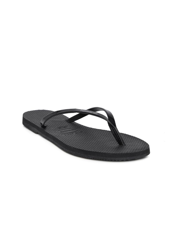 Black havaianas flip flops on sale