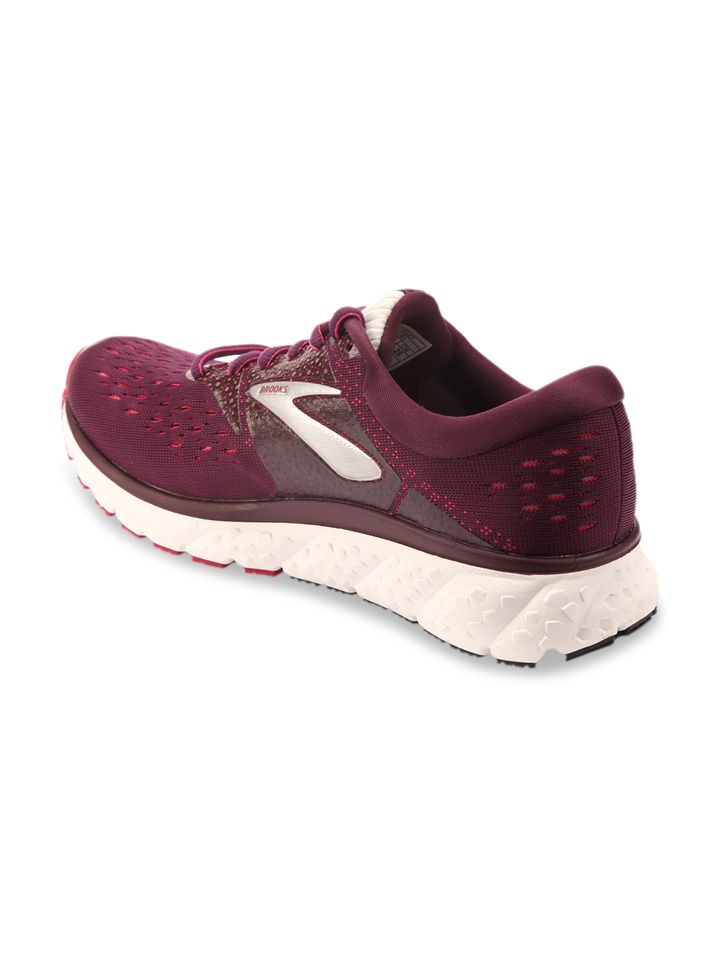 burgundy brooks shoes