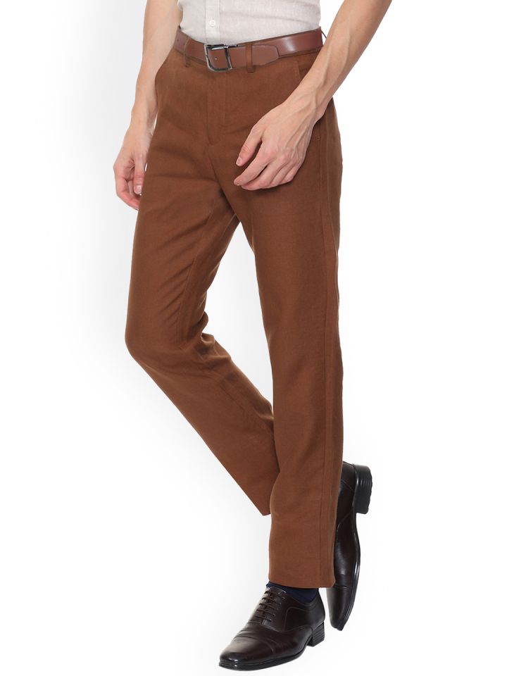Allen solly linen trousers best sale