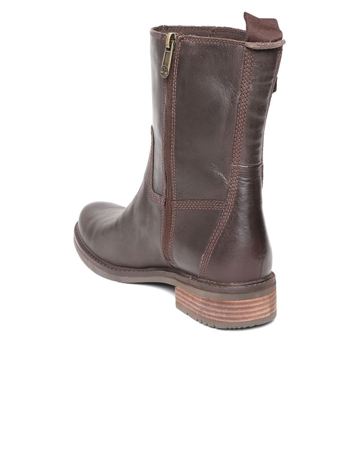 Mont chevalier biker boot shop for women in brown
