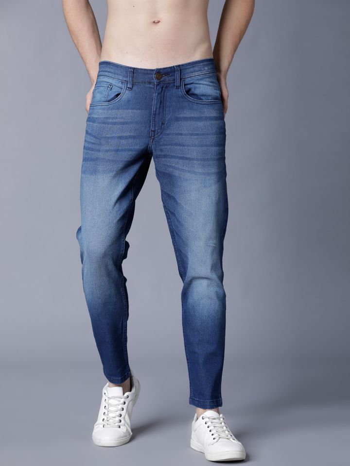 ankle folded jeans