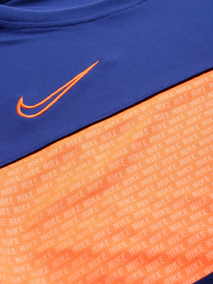 Nike blue and orange shirt sales