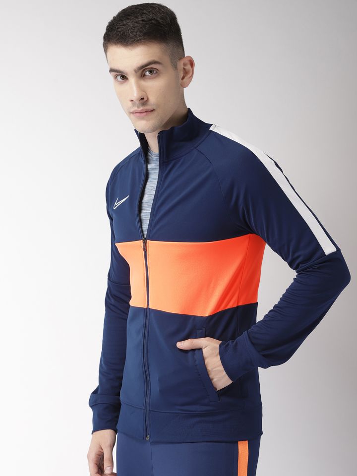 Orange and store blue nike tracksuit