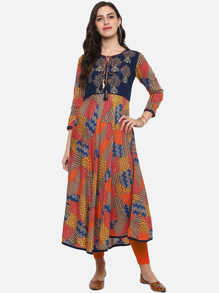 Buy Yash Gallery Women Multicoloured Printed Anarkali Kurta Kurtas For Women 9171499 Myntra Check out full gallery with 1941 pictures of izabel goulart.