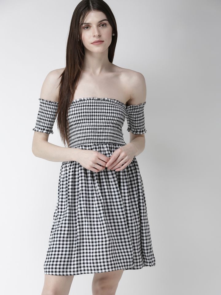 Checkered dress cheap forever 21
