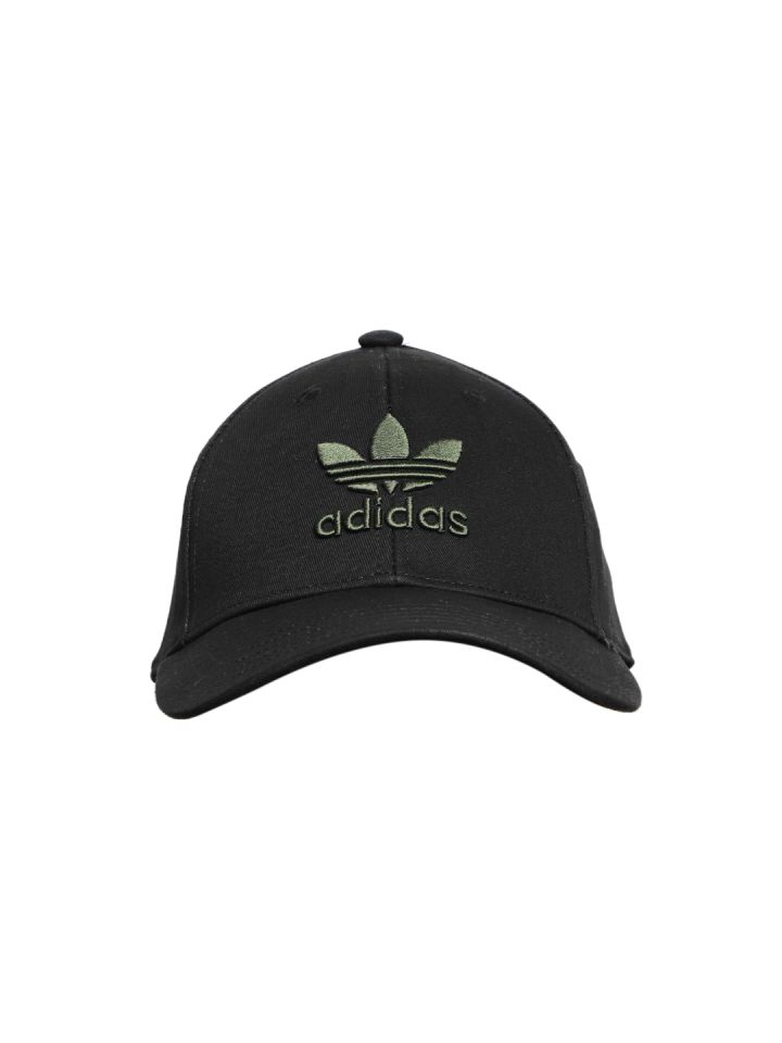 Adidas trefoil cap black store