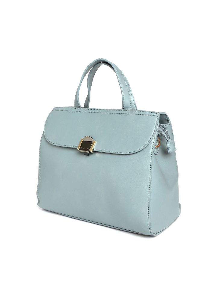 Caprese maroon solid handheld top bag