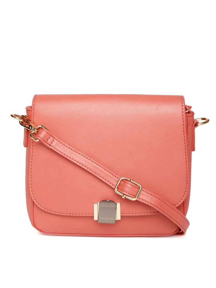 caprese pink sling bags