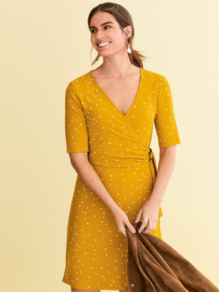 next mustard dress