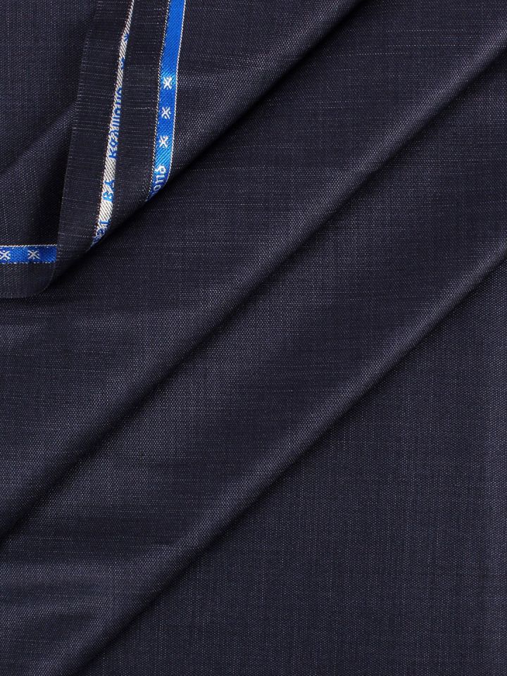 Buy Raymond Men Navy Blue Solid Trouser Clothing Fabric Clothing