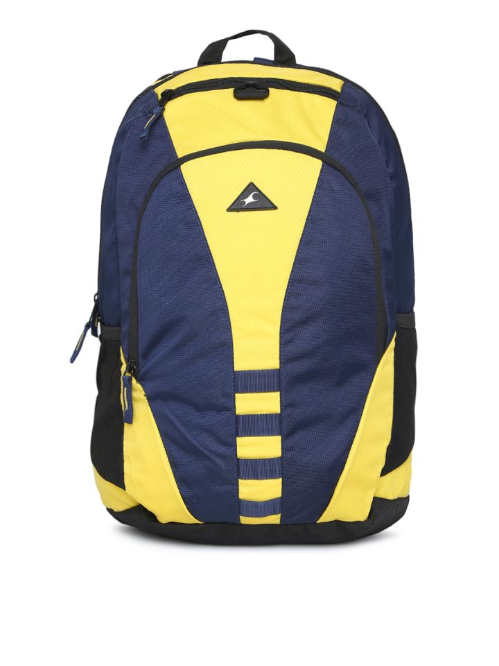 fastrack navy blue backpack