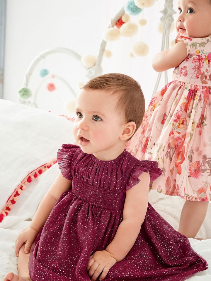 Next burgundy dress hotsell
