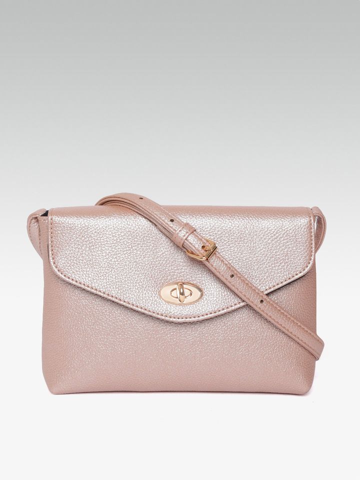 Dorothy perkins rose gold bag clearance