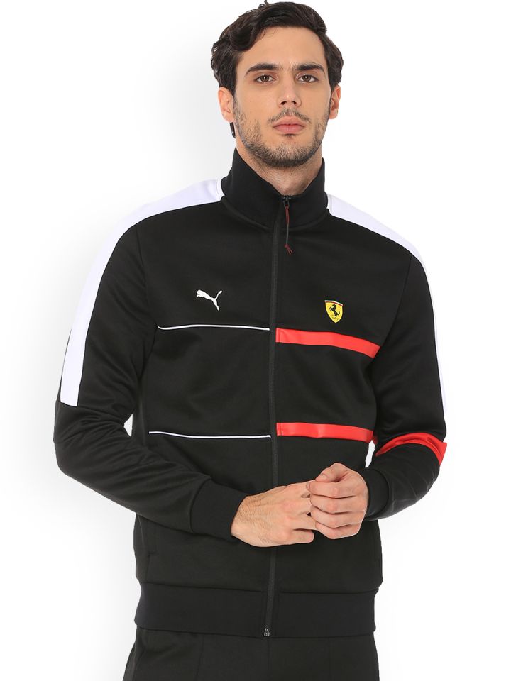 Buy PUMA Motorsport Men Black SF T7 Track Jacket Jackets for Men