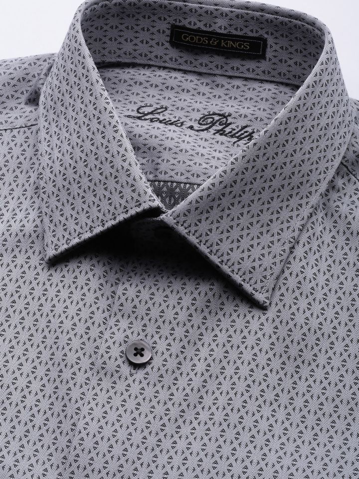 Buy Grey Shirts for Men by LOUIS PHILIPPE Online