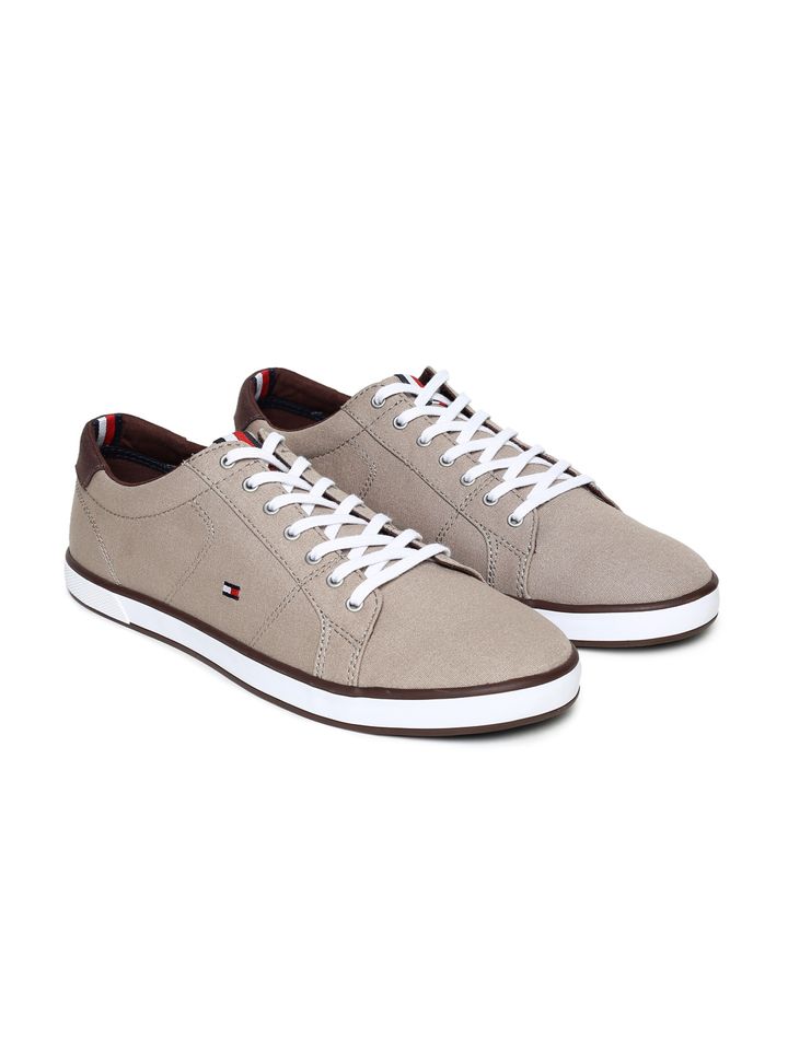 Buy Tommy Hilfiger Men Beige Sneakers 
