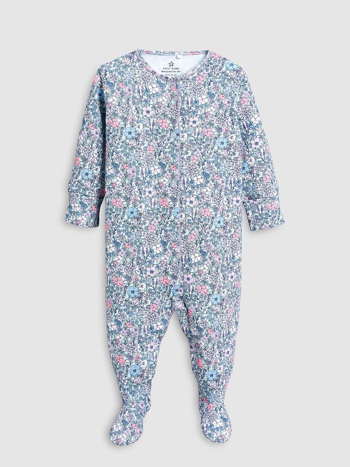 next floral sleepsuit