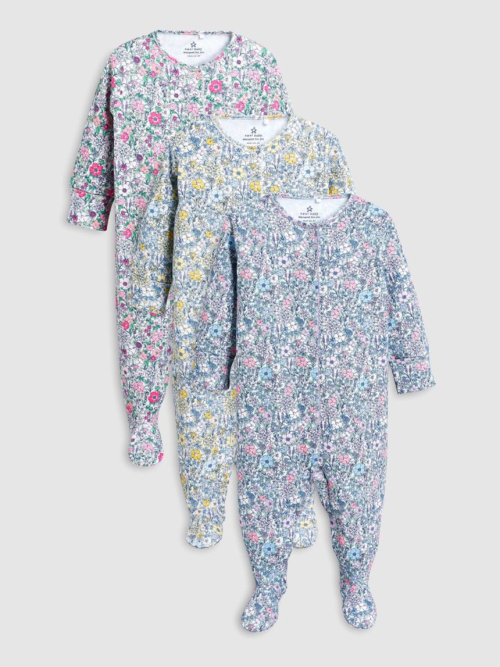 Next sales floral sleepsuits