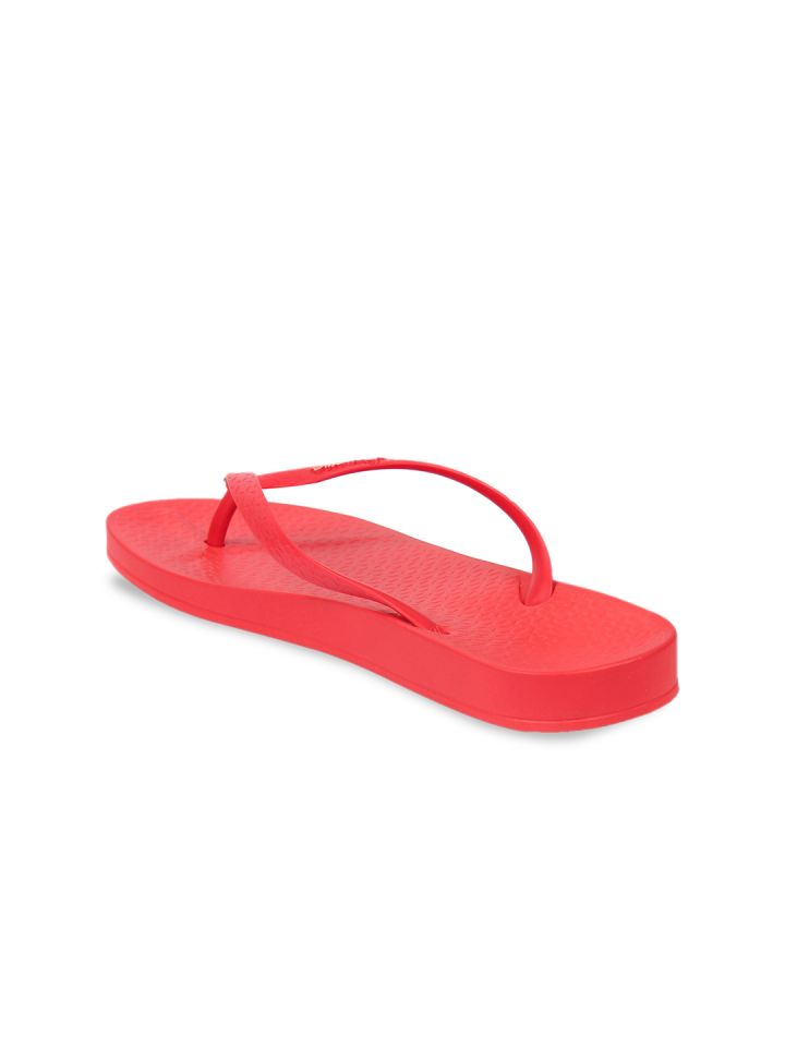 Ipanema red flip on sale flops