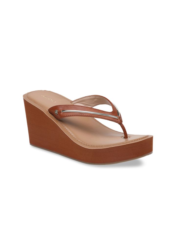Aldo wedge shop flip flops