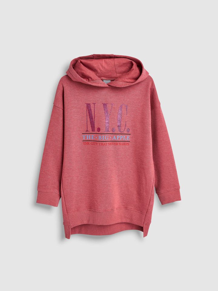 next pink hoodie