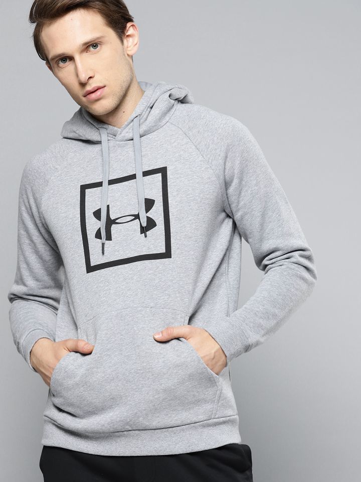 Mens gray clearance under armour hoodie
