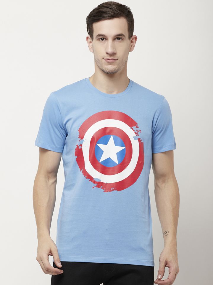 Captain america t shirt hot sale myntra