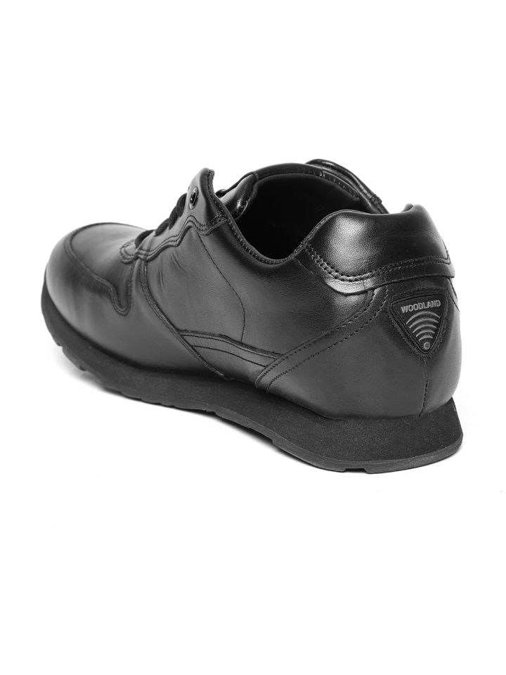 Woodland black sneakers sale