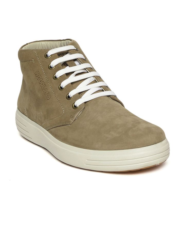woodland khaki casual sneakers