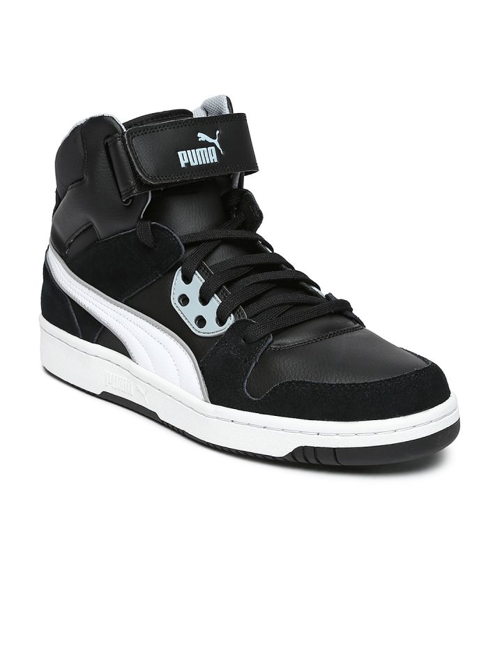 Puma mens deals leather high tops