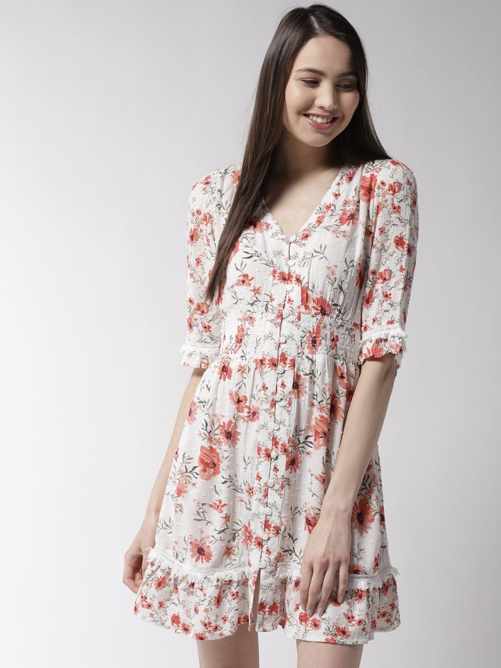 marks and spencer fit and flare dress