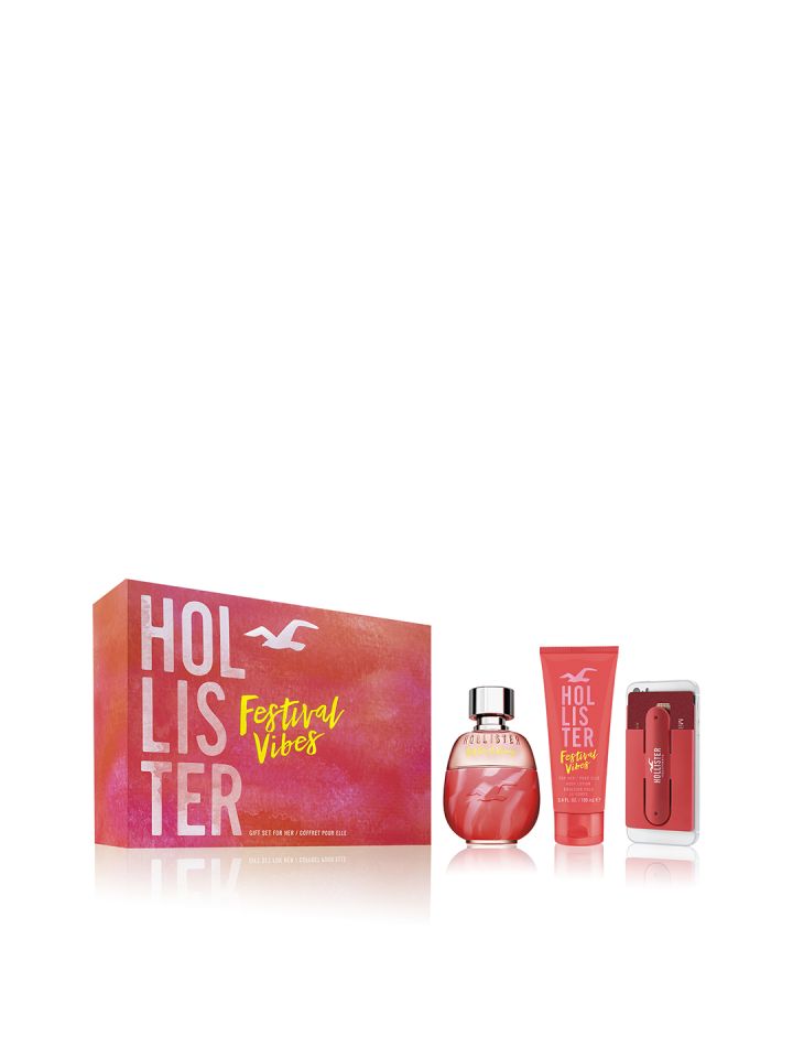 HOLLISTER Women Festival Vibes Eau De Parfum Body Lotion Gift Set