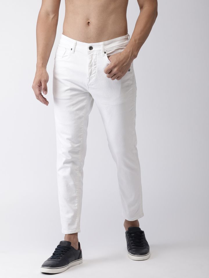 flying machine white jeans