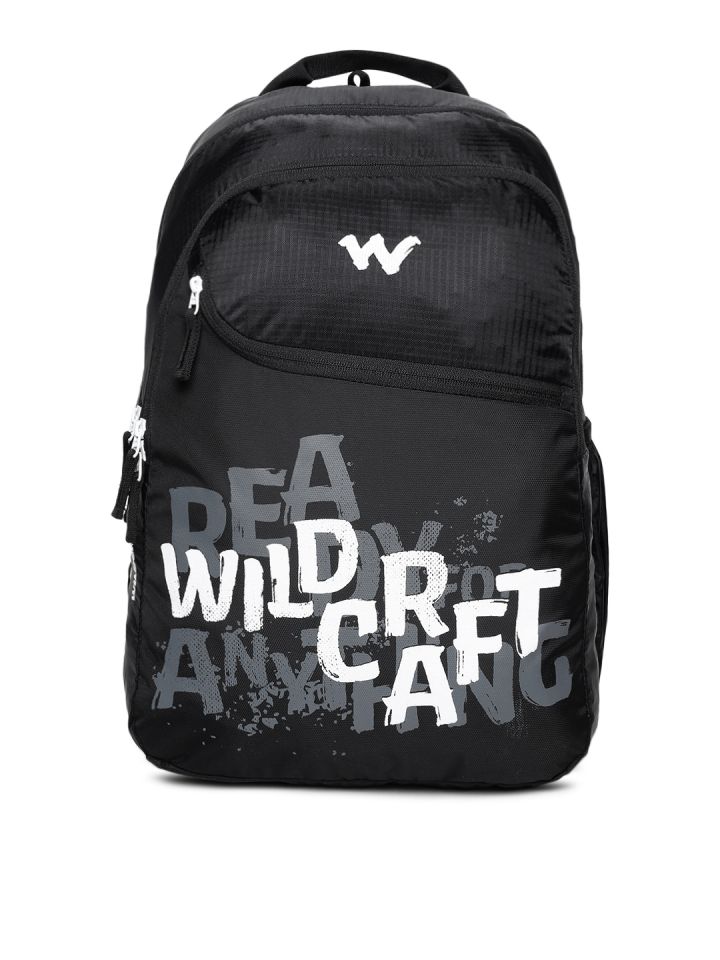 wildcraft black backpack
