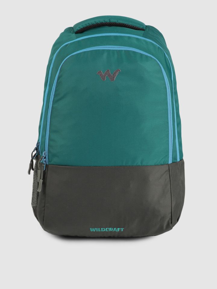Buy Wildcraft Unisex Green Grey Promo A Colourblocked Backpack