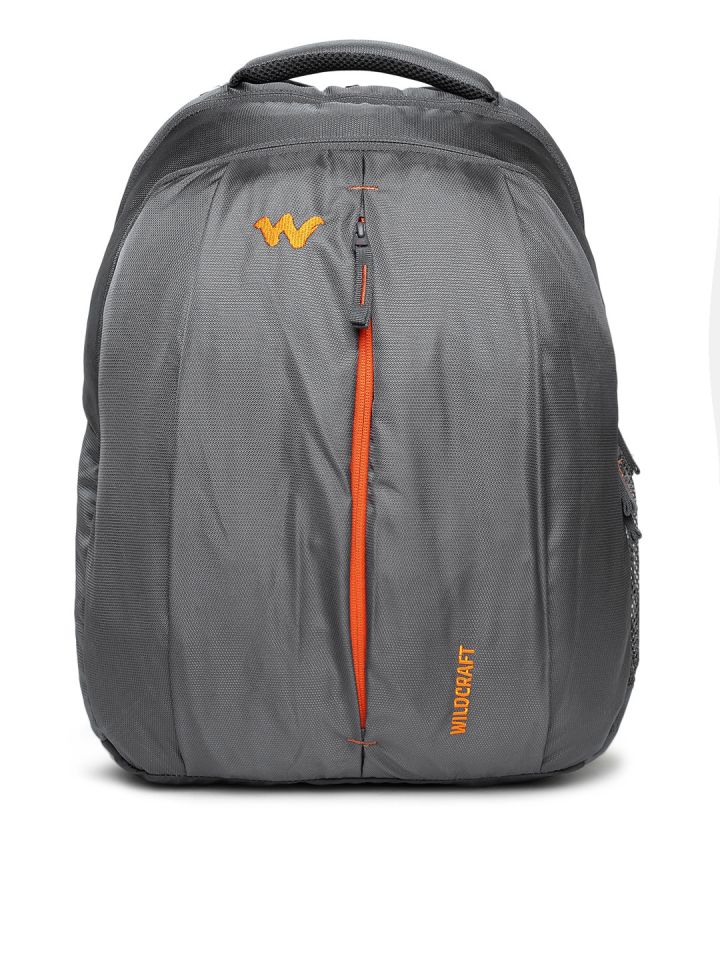 Buy Wildcraft Unisex Grey Stanza Solid Backpack Backpacks for
