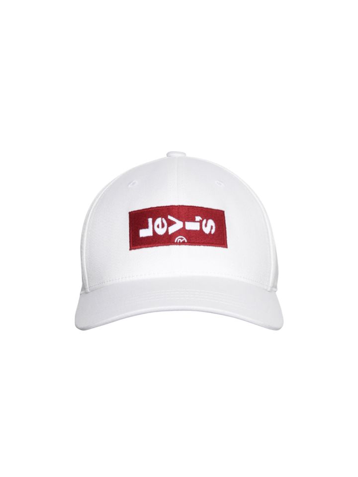 levis white cap