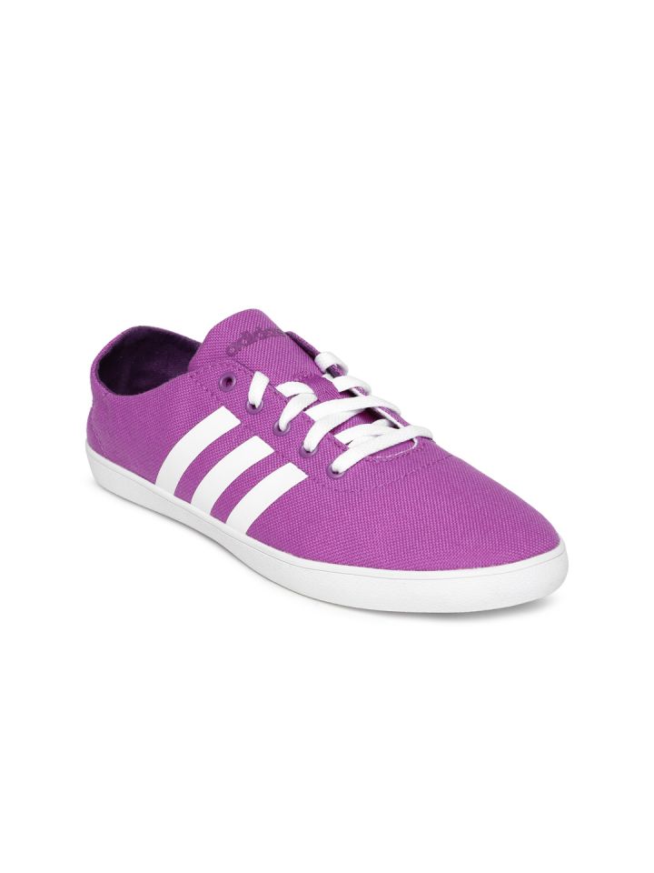 Adidas neo qt vulc sales glow purple womens shoes