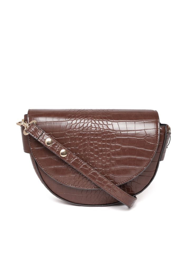 Mango croc effect cross body bag clearance