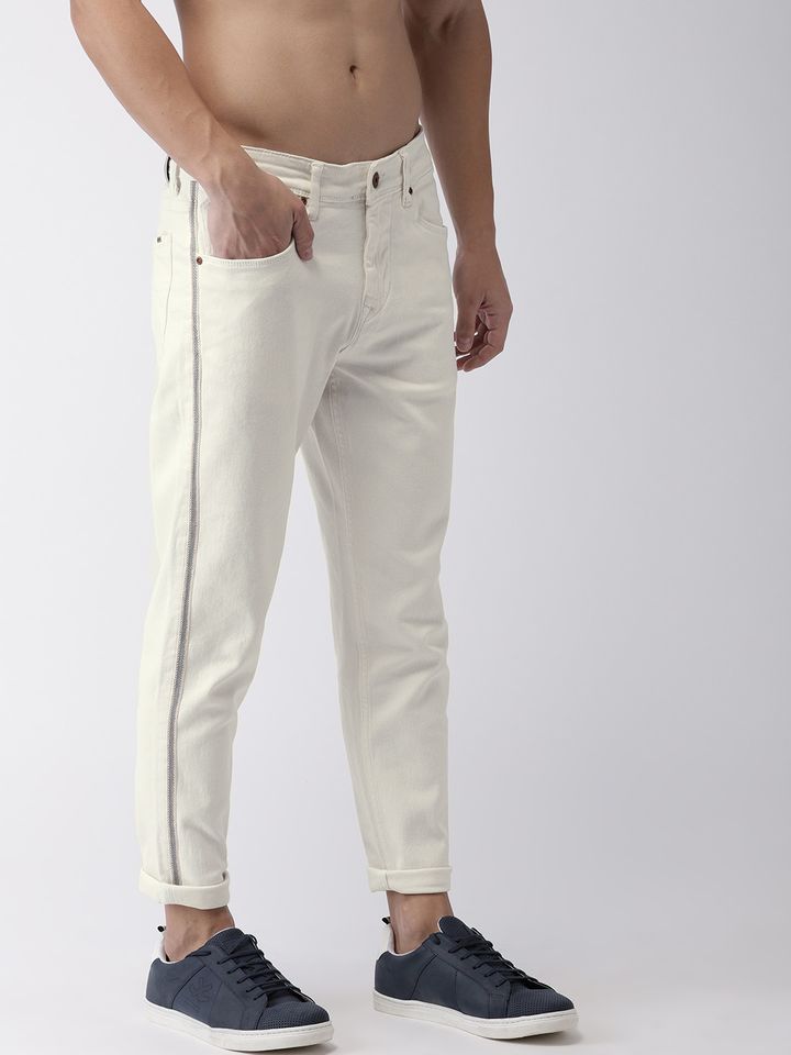 flying machine white jeans