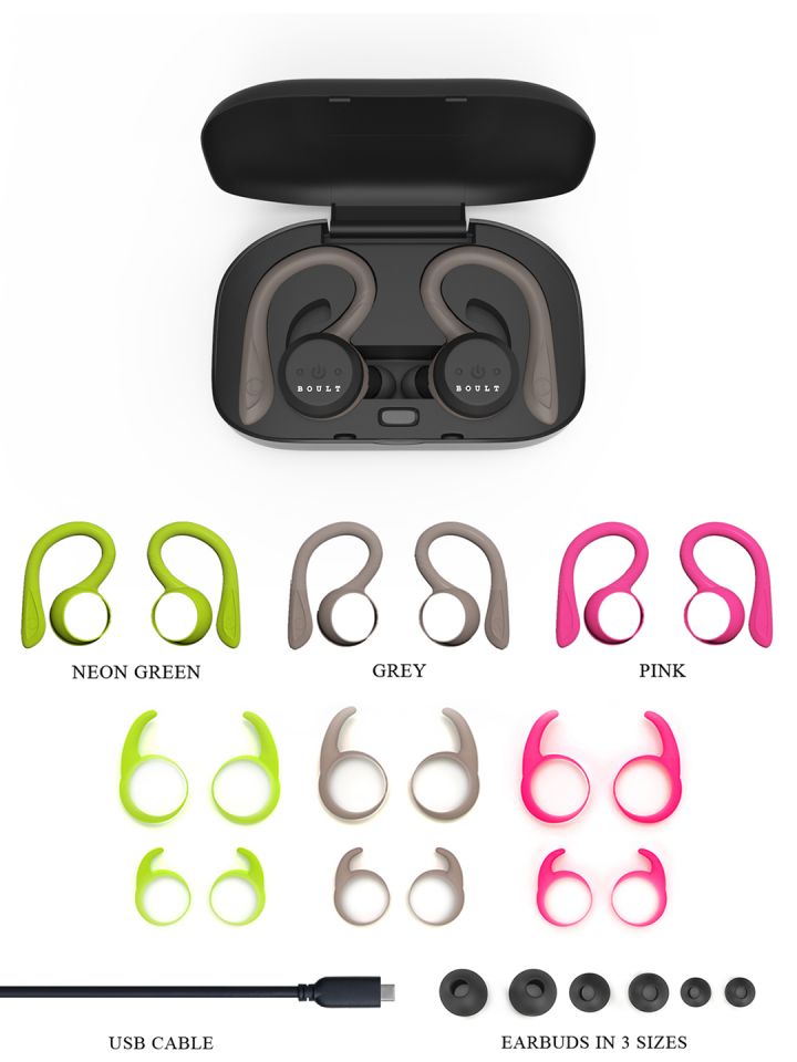 Buy Boult Unisex Grey Audio AirBass Tru5ive Auto Pairing Wireless