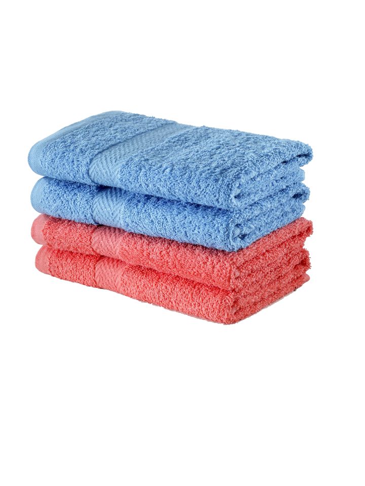 coral coloured towels